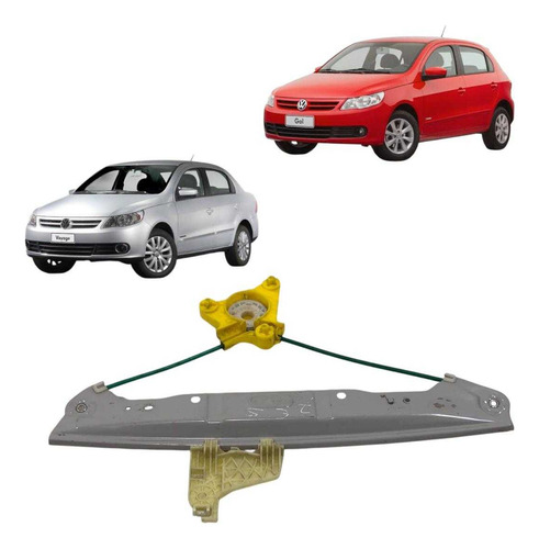 Maquina Vidro Elétrico Traseiro Direito Gol Voyage G5 Até G8