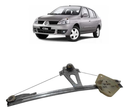 Maquina Vidro Traseira Esquerda Manual Renault Clio 2001/ 05