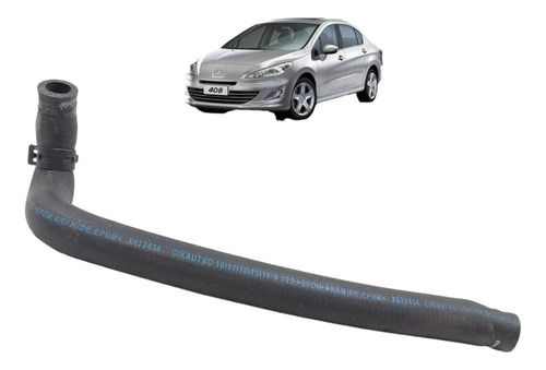Mangueira Água Trocador Calor Motor Peugeot 408 2.0 11 A 15
