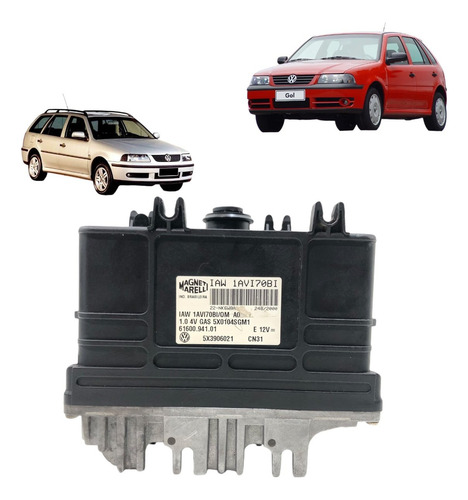 Modulo Injecao Eletronica Vw Gol Parati 1.0 G3 Gasolina