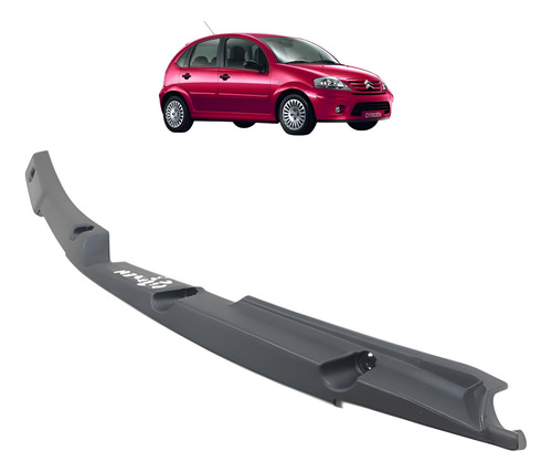 Moldura Acabamento Tampa Traseira Citroen C3 2005 Original Preto