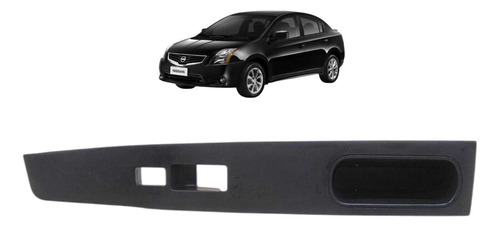 Moldura Botão Vidro Dianteiro Direito Sentra 2007 A 2013