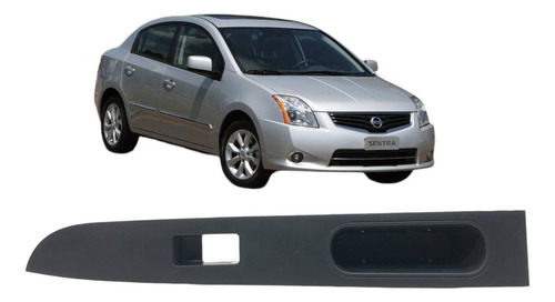 Moldura Botao Vidro Traseiro Esquerdo Nissan Sentra 2011