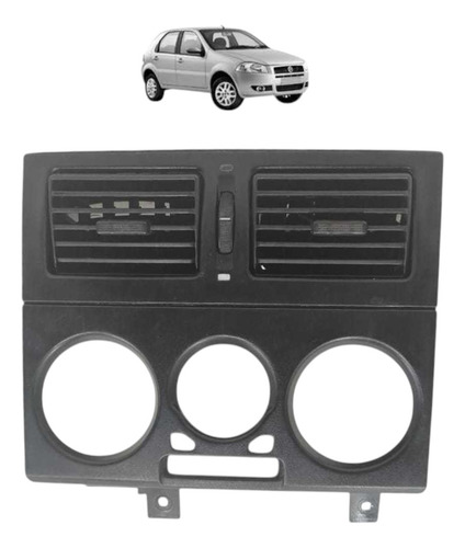 Moldura Central Difusor De Ar Fiat Palio Siena 2008 A 2012