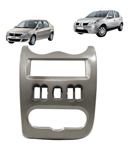 Moldura Central Painel Sandero Logan 2008 Ao 2014 Original