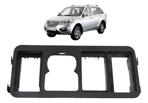 Moldura Dos Botões Painel Lifan X60 2013 A 2016