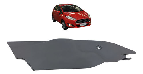 Moldura Esquerda Console Central New Fiesta 2014 Á 2017 Orig