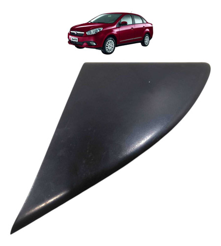 Moldura Externa Retrovisor Esquerdo Grand Siena 2012 A 2021 Preto