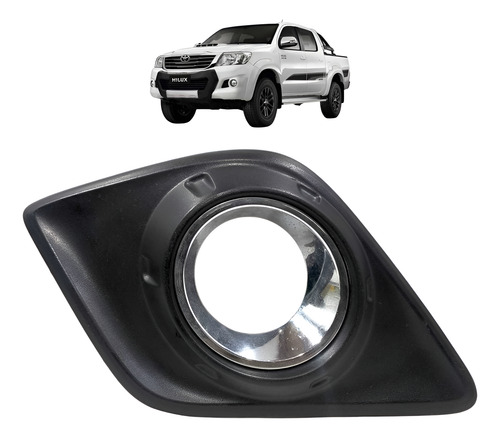 Moldura Farol Milha Direito Toyota Hilux 2016 2017 A 2020