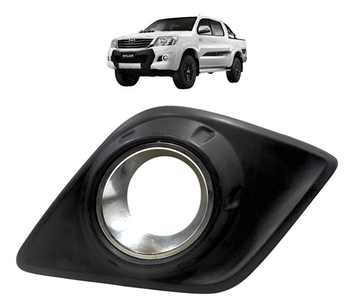 Moldura Farol Milha Esquerdo Toyota Hilux 2016 2017 A 2020