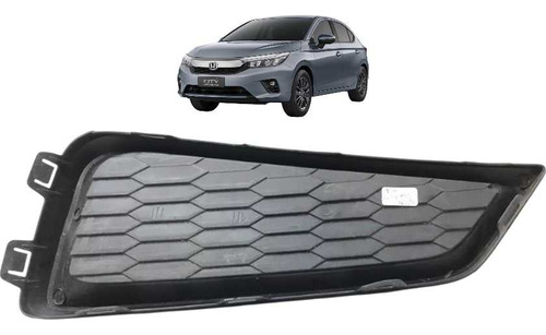 Moldura Farol Milha Lado Esquerdo Honda City 2015 Á 2017