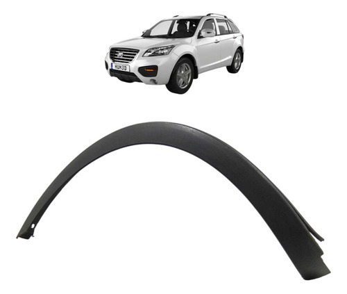Moldura Friso Paralama Traseiro Direito Lifan X60 2012 A 18 Preto