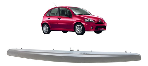 Moldura Friso Tampa Traseira Citroen C3 2003 Á 12 9680701777 Cinza