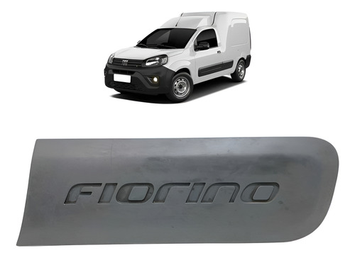Moldura Friso Traseiro Esquerdo Fiat Fiorino 2013 Á 2020 Cinza