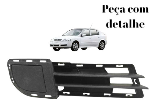 Moldura Grade Farol Milha Direito Gm Astra 2003 2004 A 2011 Preto