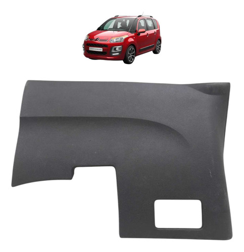 Moldura Inferior Volante Citroen C3 Picasso 2011 2012 A 2016 Preto Lisa