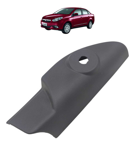 Moldura Interna Retrovisor Direito Fiat Grand Siena 12 A 21 Preto