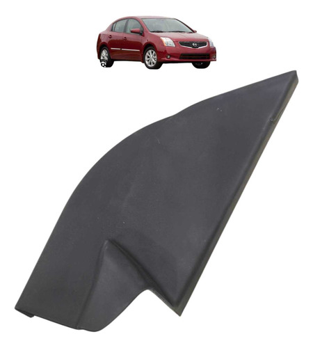 Moldura Interna Retrovisor Direito Nissan Sentra 2007 A 12 Cinza
