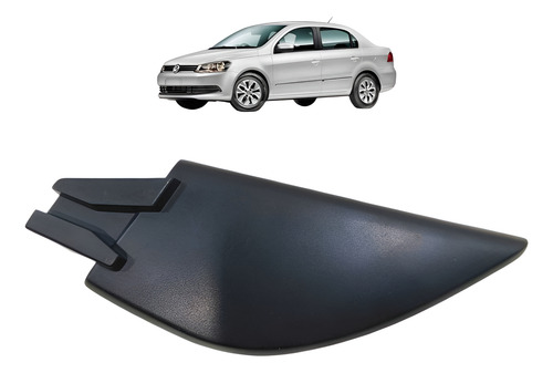 Moldura Interna Retrovisor Esquerdo Gol Voyage 2009 A 2022 Preto