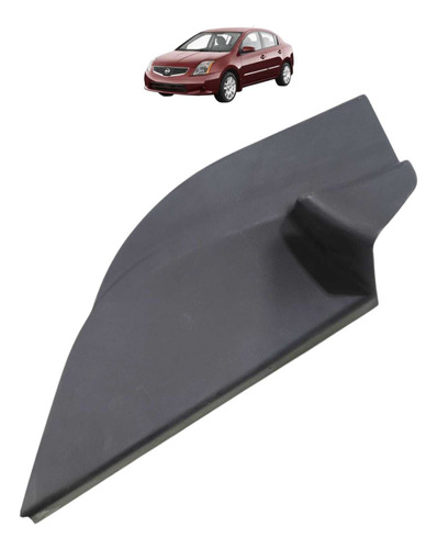 Moldura Interna Retrovisor Esquerdo Nissan Sentra 2007 A 12 Preto