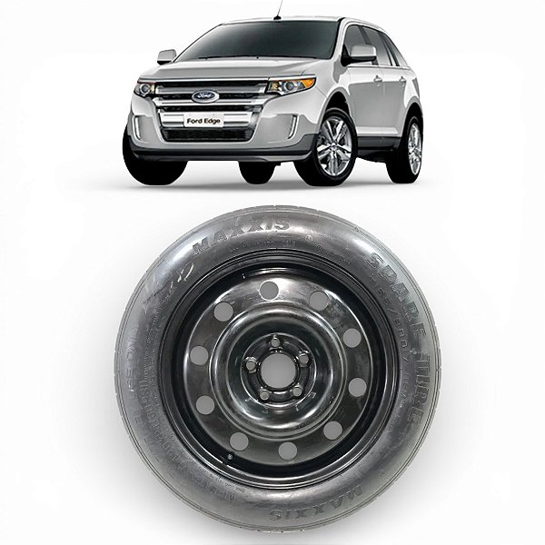 Estepe Com Pneu T165 / 80 Roda 17 Ford Edge 2009 2010 a 2012