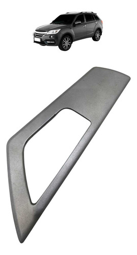 Moldura Maçaneta Interna Dianteira Esquerda Lifan X60 Prateado Dianteira