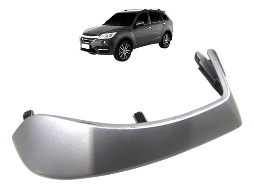 Moldura Multimídia Lado Direito Lifan X60 2012 2013 A 2018 Cinza