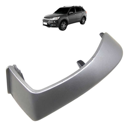 Moldura Multimídia Lado Esquerdo Lifan X60 2012 2013 A 2018 Prateado