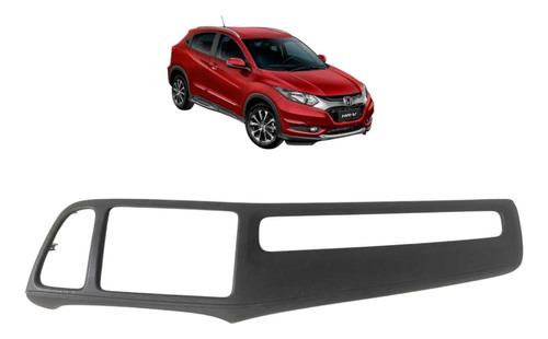Moldura Painel Central Multimídia Honda Hrv 2015 2016 A 2018