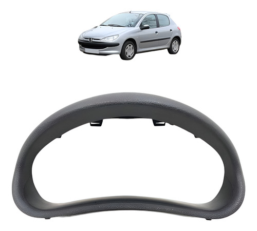 Moldura Painel Instrumentos Peugeot 206 2001 9624233277