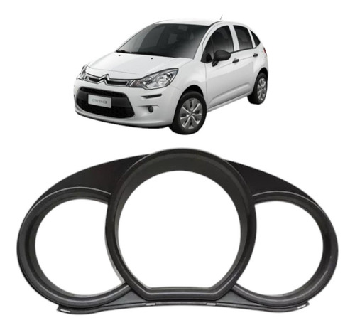 Moldura Painel Instrumentos Velocímetro Citroen C3 2013 2017
