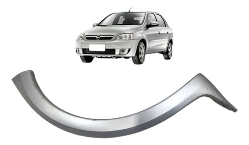 Moldura Paralama Traseiro Esquerdo Gm Corsa Hatch 2002 A 12 Cinza
