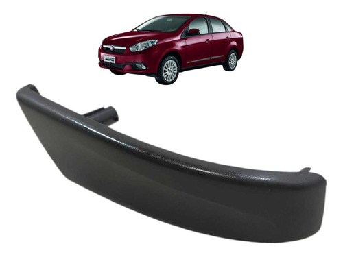 Moldura Puxador Dianteiro Esquerdo Grand Siena 2012 A 2019 Preto