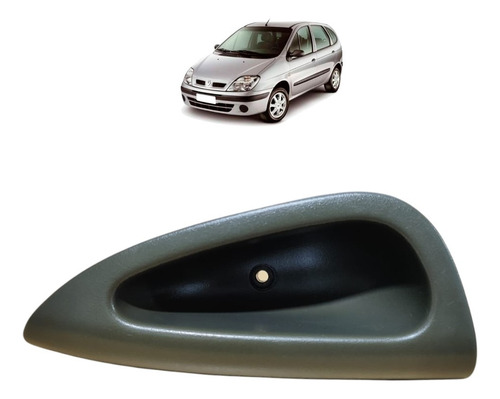 Moldura Puxador Direito Renault Scenic 2001 2002 2003 2010 Cinza