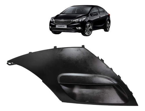 Moldura Relógio Painel Kia Cerato 2014 2015 2016 2017 Preto