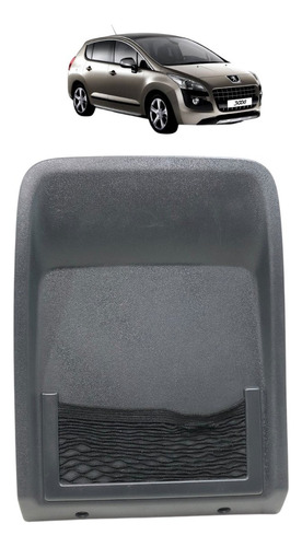 Moldura Traseira Banco Dianteiro Esquerdo Peugeot 3008 2013 Preto