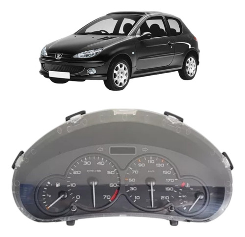 Painel De Instrumentos Peugeot 206 2001 2002 2003 2004 2005 Preto