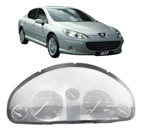 Painel De Instrumentos Peugeot 4072005 2006 2007 2008 2009 Preto