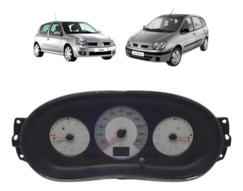 Painel De Instrumentos Renault Clio Scenic 2005 2006 A 2012 Preto