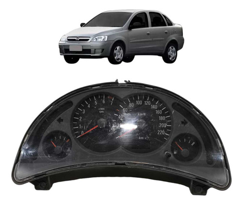 Painel Instrumento Velocímetro Gm Corsa Montana 2006 A 2012 Preto