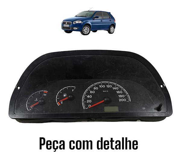 Painel Instrumentos Fiat Palio Uno Siena Fire 2006 A 2011 Preto