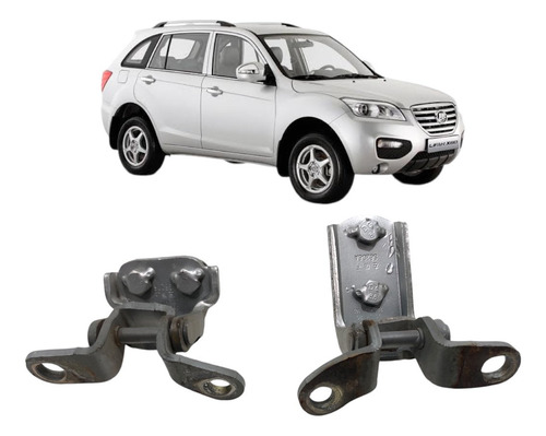 Par Dobradiça Traseira Esquerda Lifan X60 2015 2016 2017