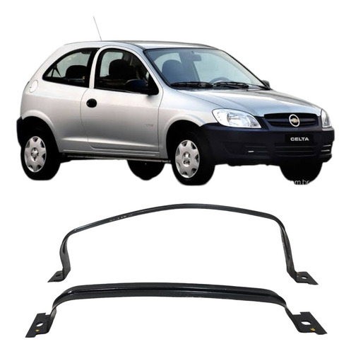 Par Suporte Tanque Combustível Gm Celta 2007 2008 2009