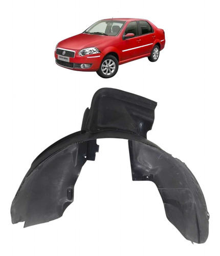 Parabarro Dianteiro Direito Palio Siena 2007 2008 Á 2010