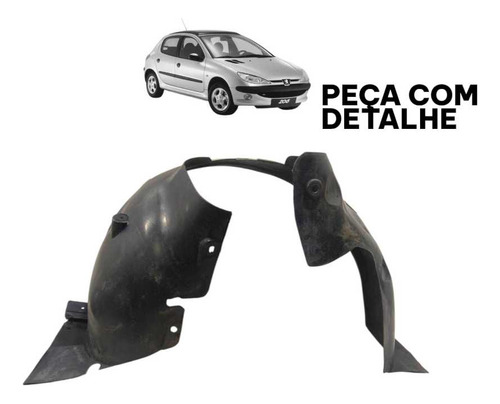 Parabarro Dianteiro Direito Peugeot 206 1999 2000 Á 2010