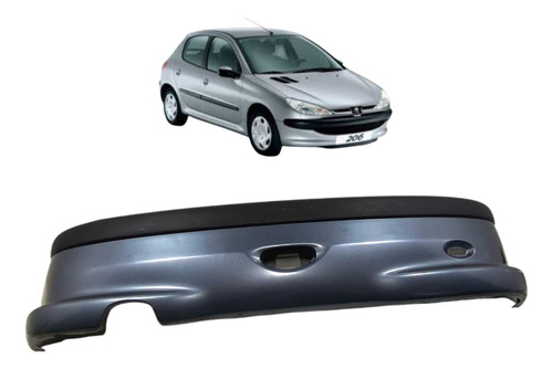 Parachoque Dianteiro Peugeot 206 1999 2000 2001 2002 Á 2010  Azul-turquesa