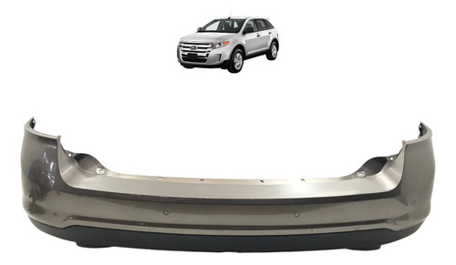 Parachoque Traseiro Com Spoiler Ford Edge 2009 2010 A 2015
