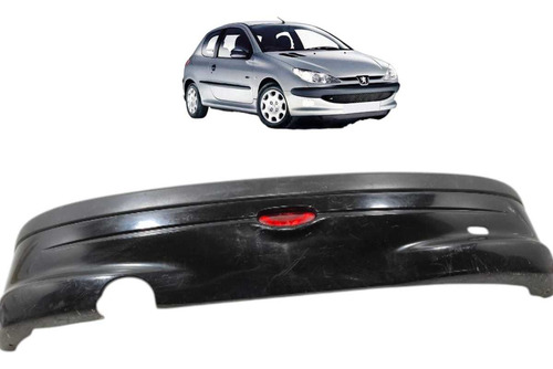 Parachoque Traseiro Peugeot 206 1999 2000 2001 2002 Ao 2008