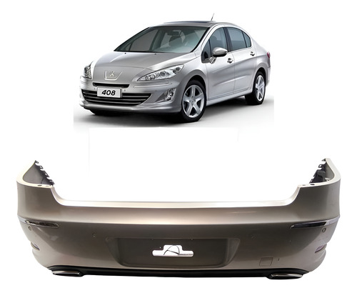 Parachoque Traseiro Peugeot 408 2011 2012 2013 2014 2015