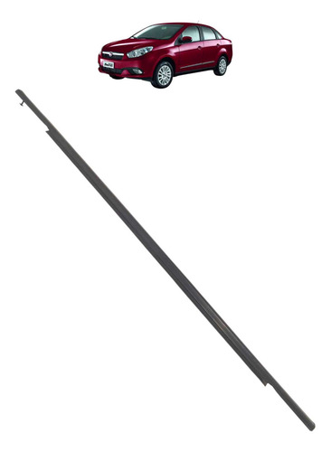 Pestana Externa Traseira Esquerda Fiat Grand Siena 2012 A 19 Preto